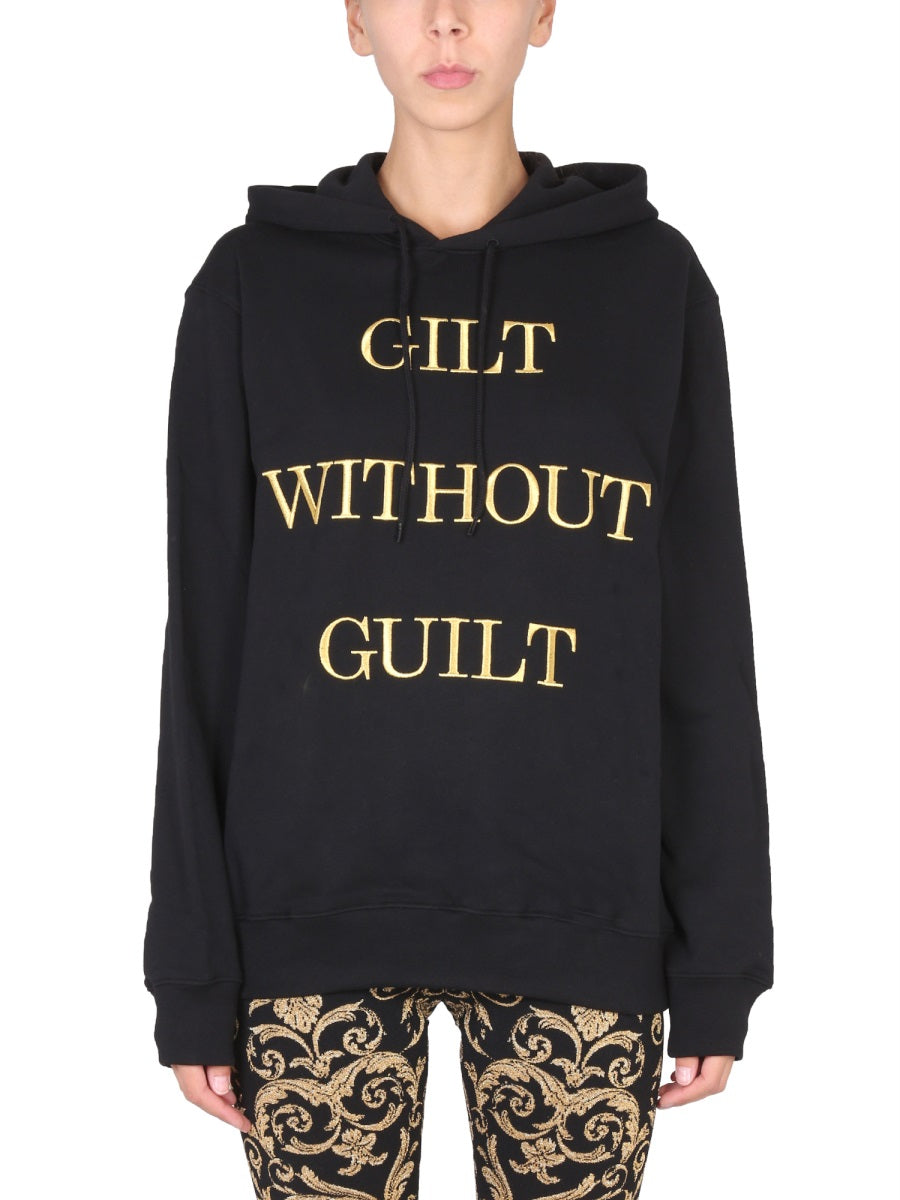 Moschino Women "Gilt Without Guilt" Sweatshirt MOSCHINO