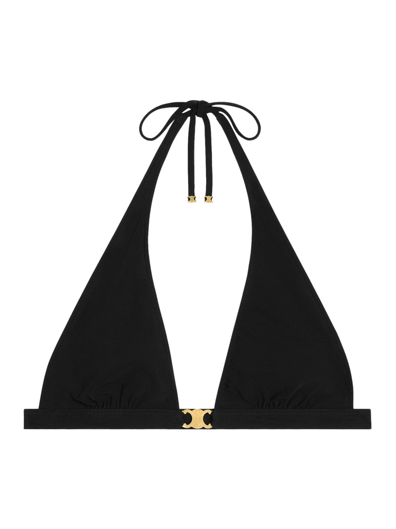 Celine Women Triomphe Triangle Top In Matte Jersey CELINE