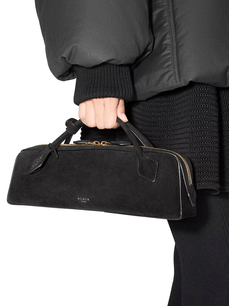 Alaia Women Le Teckel Pouch In Suede Goat Leather ALAIA