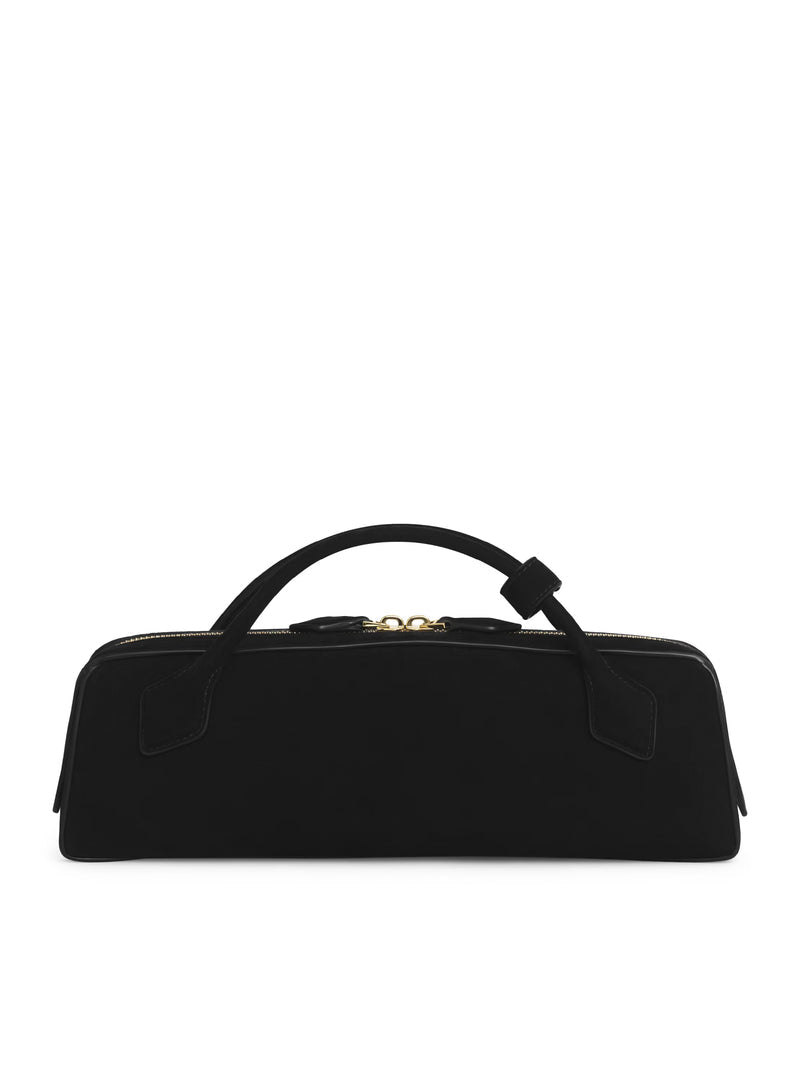 Alaia Women Le Teckel Pouch In Suede Goat Leather ALAIA
