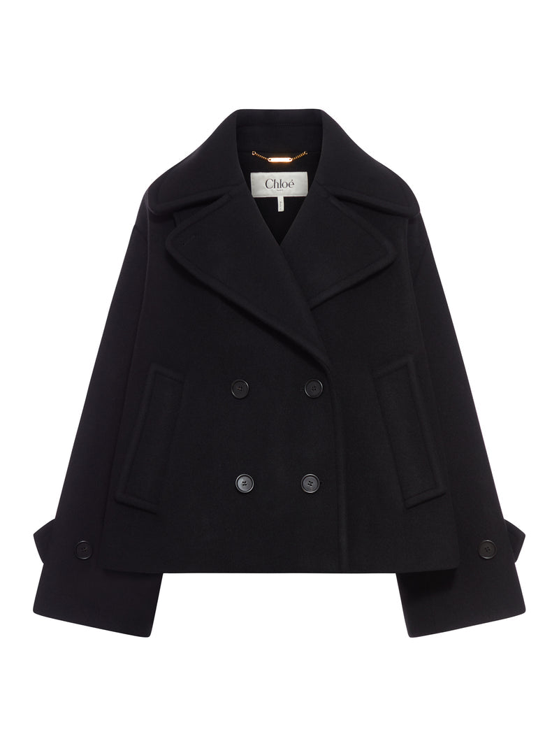 Chloe` Women Oversized Short Wool Coat CHLOE