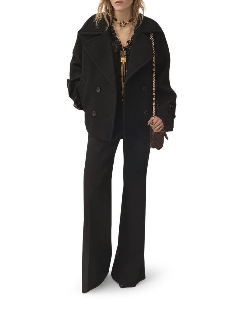 Chloe` Women Oversized Short Wool Coat CHLOE