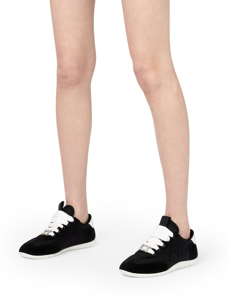 Roger Vivier Women Viv Low Suede Sneakers ROGER VIVIER