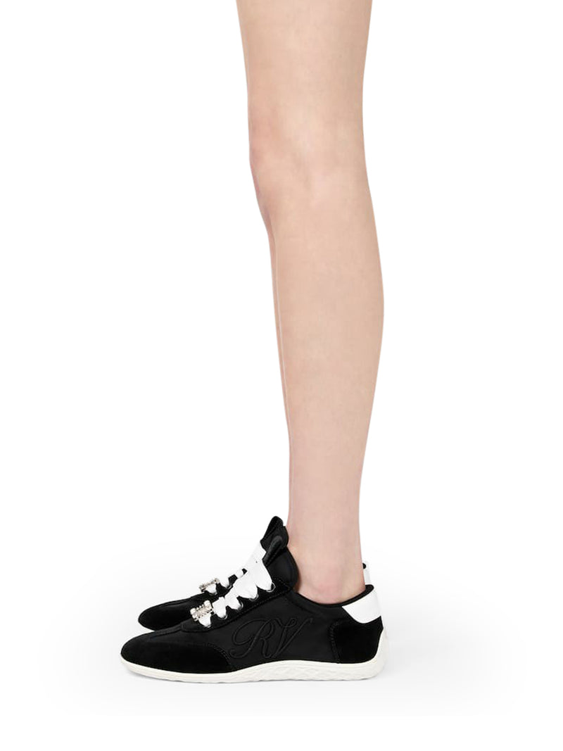 Roger Vivier Women Viv Low Suede Sneakers ROGER VIVIER