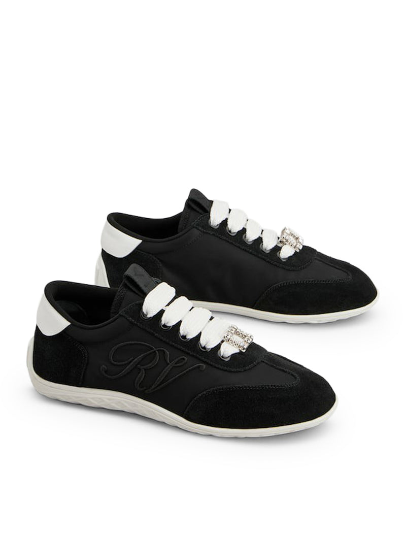 Roger Vivier Women Viv Low Suede Sneakers ROGER VIVIER