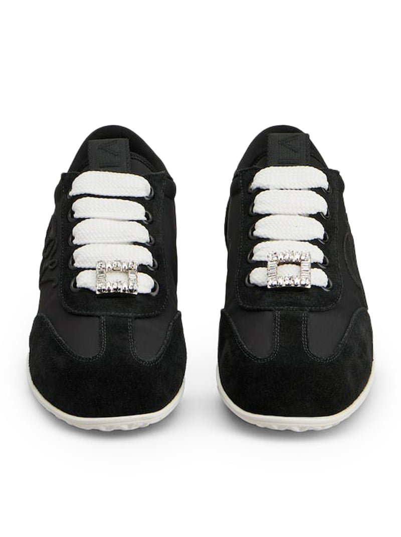 Roger Vivier Women Viv Low Suede Sneakers ROGER VIVIER