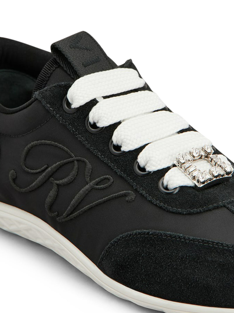 Roger Vivier Women Viv Low Suede Sneakers ROGER VIVIER