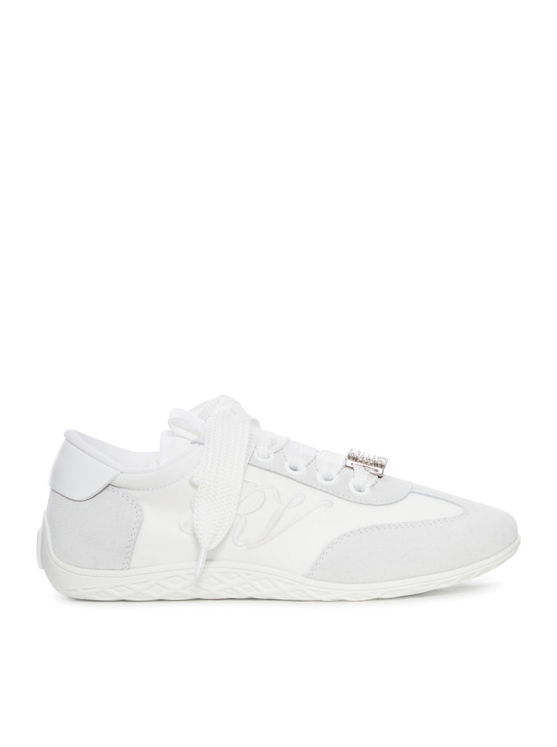 Roger Vivier Women Viv Low Suede Sneakers ROGER VIVIER