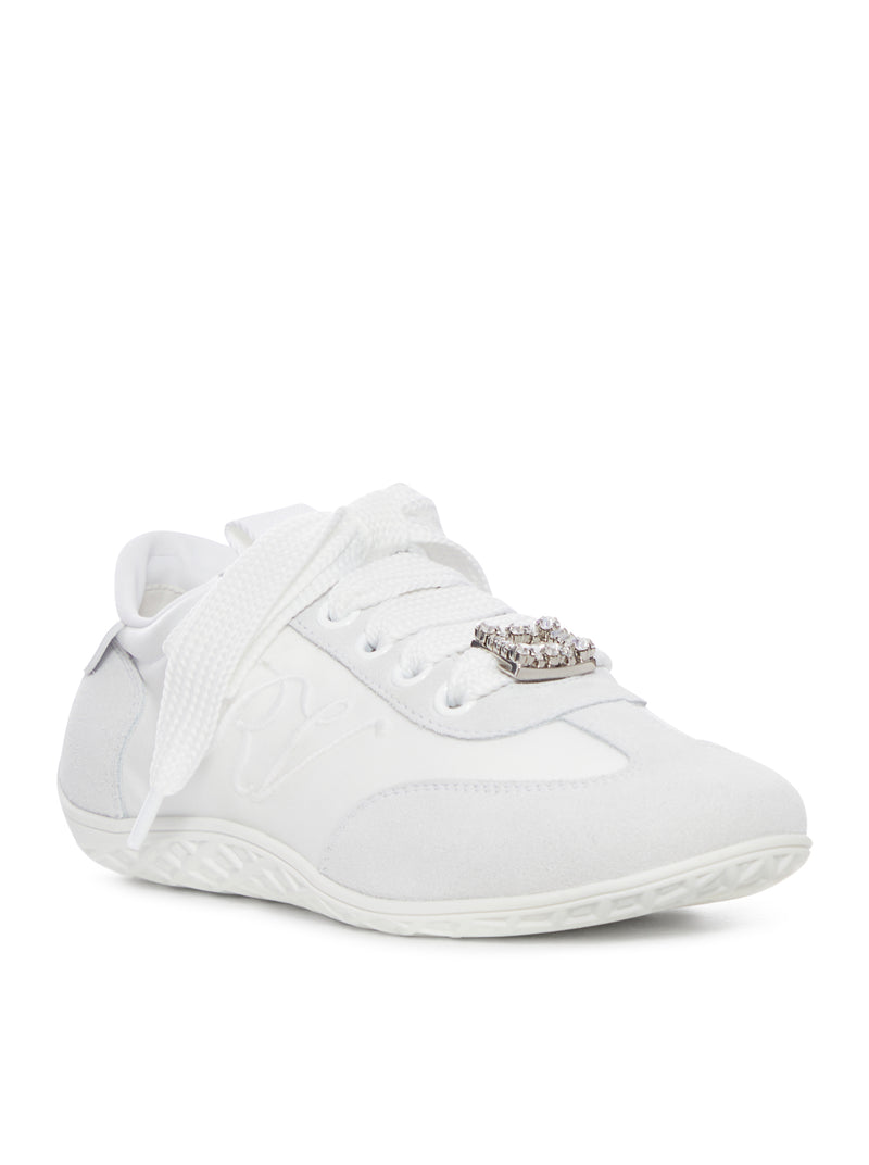 Roger Vivier Women Viv Low Suede Sneakers ROGER VIVIER