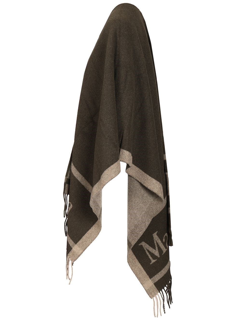 Max Mara Women Jacquard Wool Poncho MAX MARA
