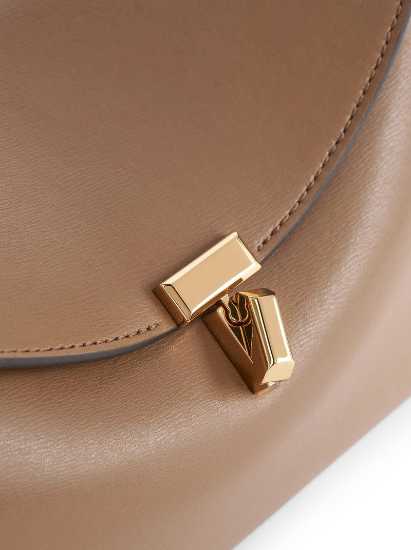 Toteme Women T-Lock Leather Clutch TOTEME
