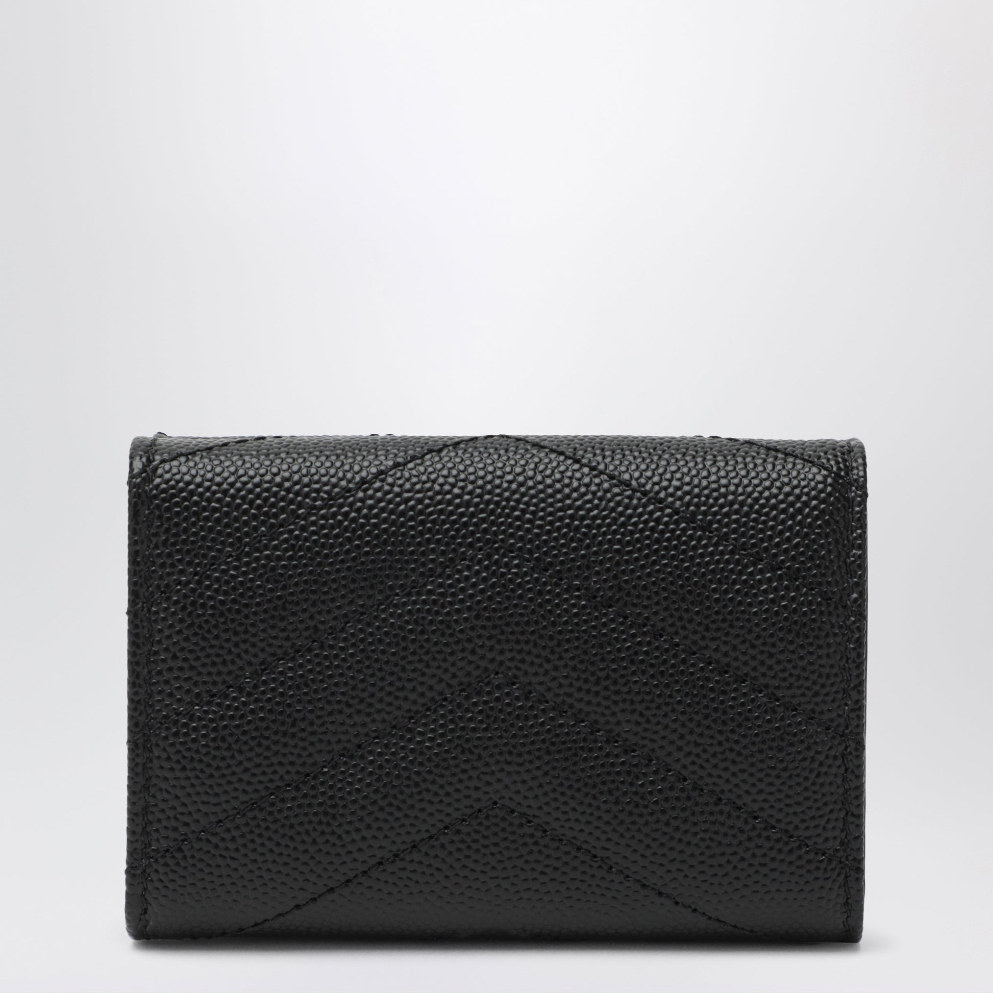 Saint Laurent Black Cassandre Matelasse Compact Wallet Women SAINT LAURENT