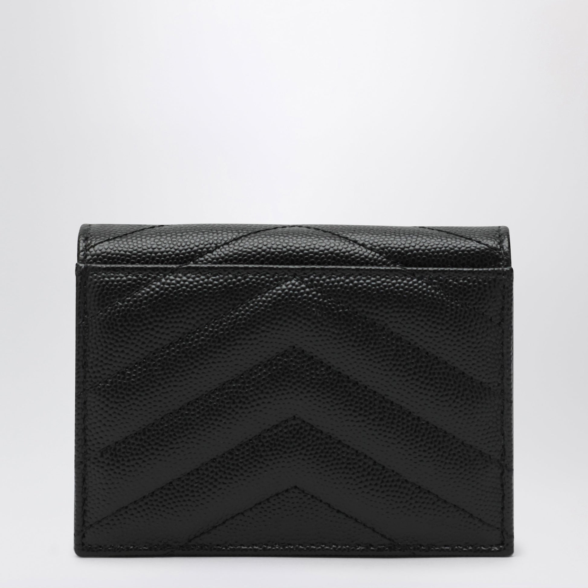 Saint Laurent Black Cassandre Matelasse Flap Card Holder Women SAINT LAURENT