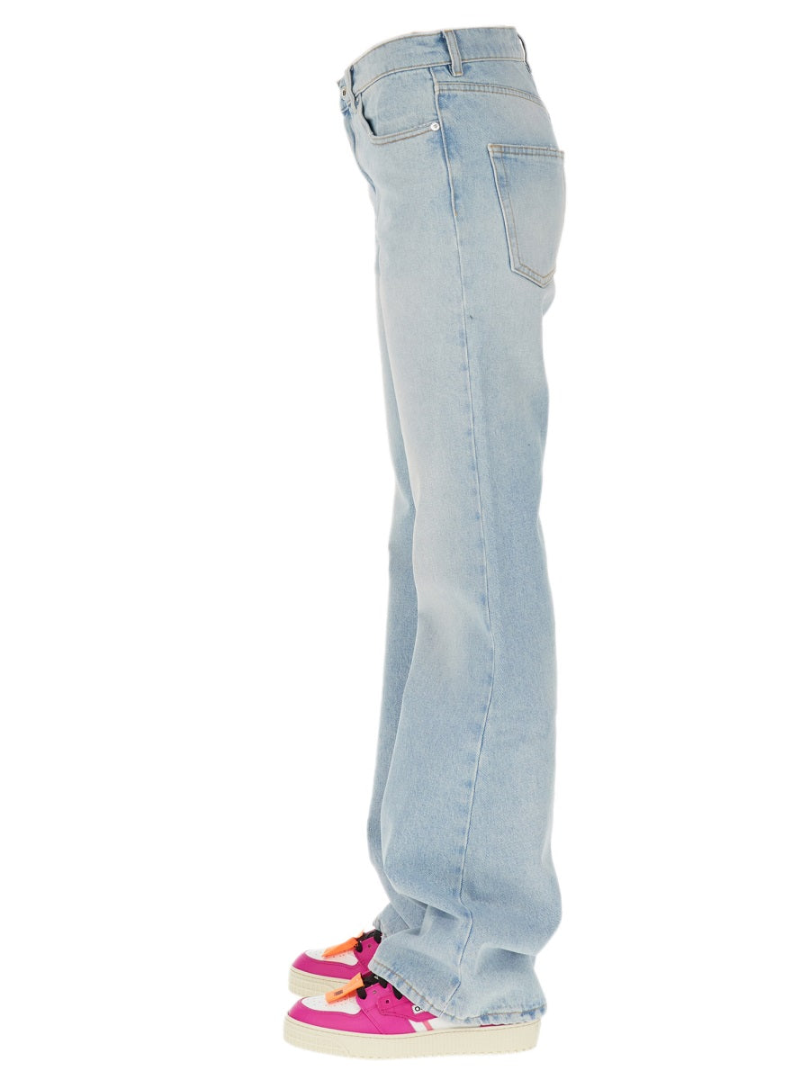 Off-White Women Beach Baby Baggy Jeans OFF-WHITE
