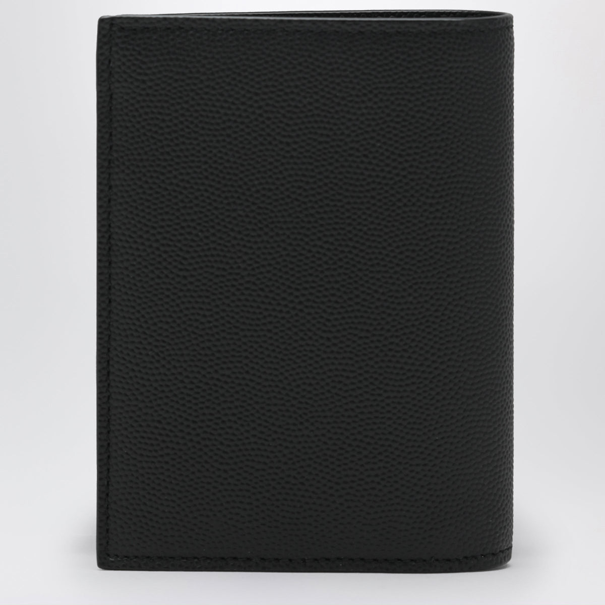 Saint Laurent Card Holder In Black Grain De Poudre Leather Men SAINT LAURENT