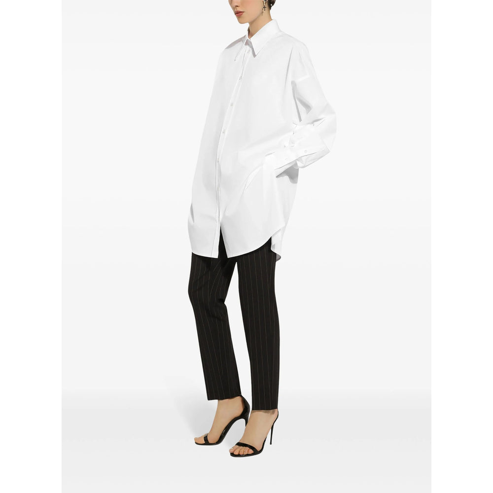 Dolce & Gabbana Black Trousers - Slim-Fit Trousers Women DOLCE & GABBANA
