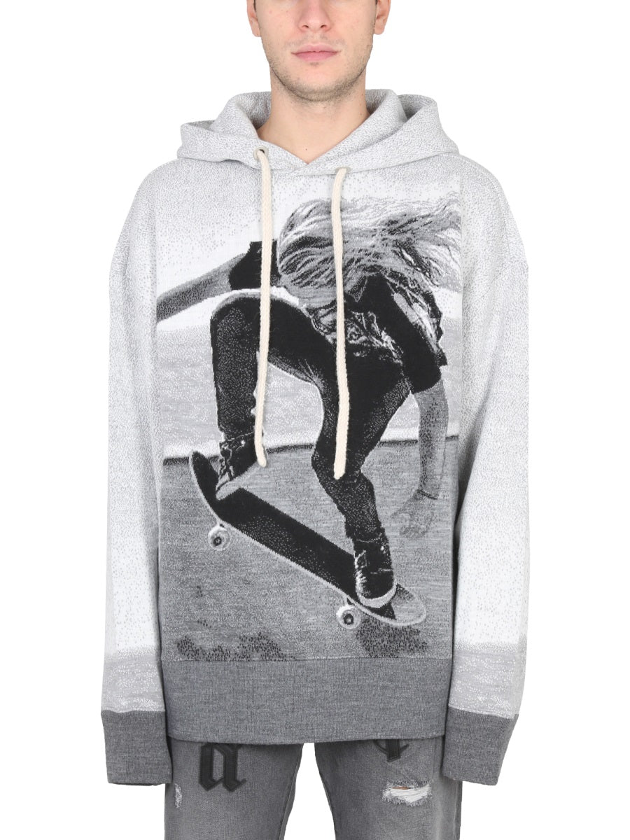 Palm Angels Men Hooded Shirt PALM ANGELS