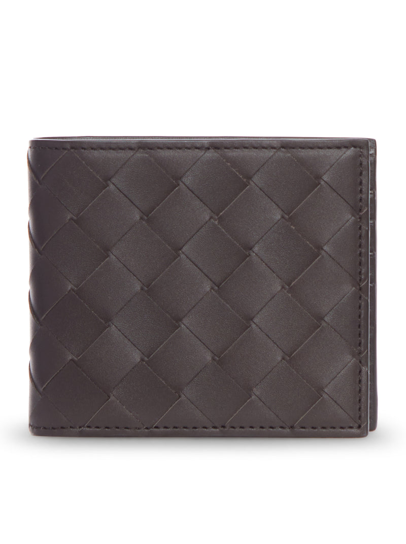 Bottega Veneta Men Braided Leather Bifold Wallet BOTTEGA VENETA