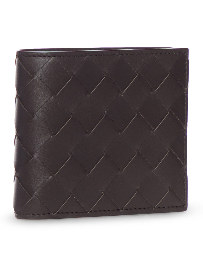 Bottega Veneta Men Braided Leather Bifold Wallet BOTTEGA VENETA