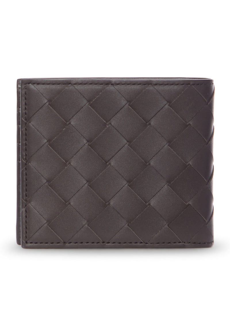 Bottega Veneta Men Braided Leather Bifold Wallet BOTTEGA VENETA