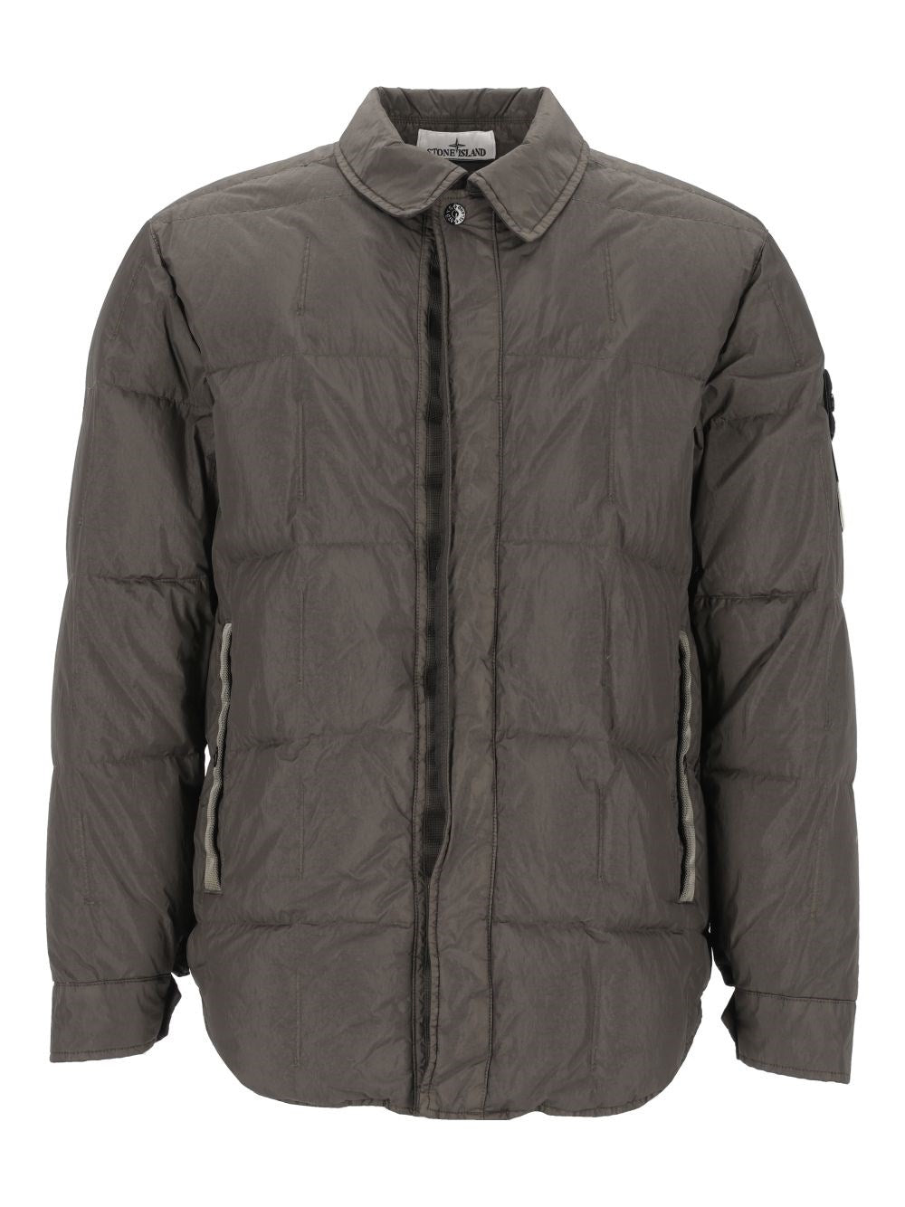 Stone Island Men Quilted Shirt Down Jacket STONE ISLAND