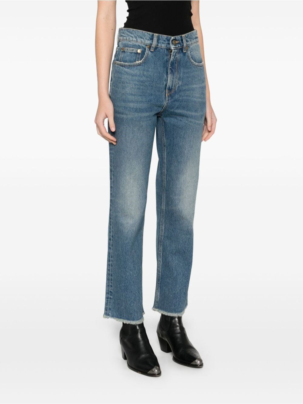 Golden Goose Women Cropped Flare Jeans GOLDEN GOOSE