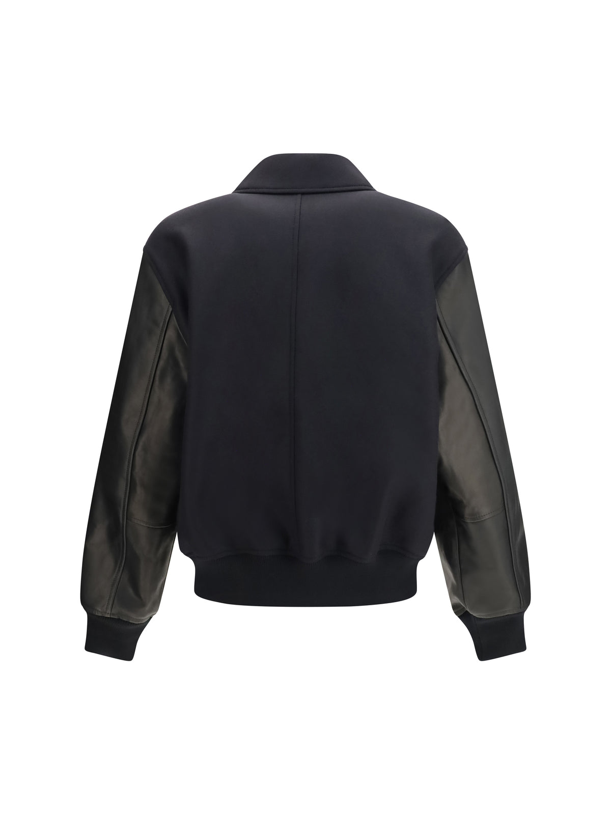 Bottega Veneta Men Wool And Leather Jacket BOTTEGA VENETA