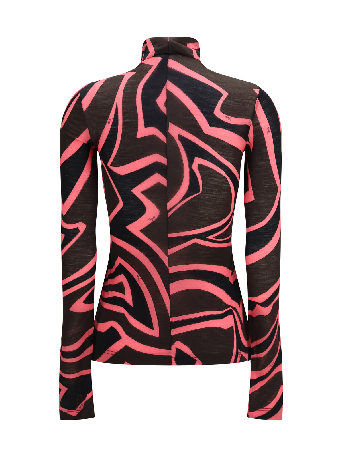 Pucci Women Fiammato Wool Jersey Top PUCCI
