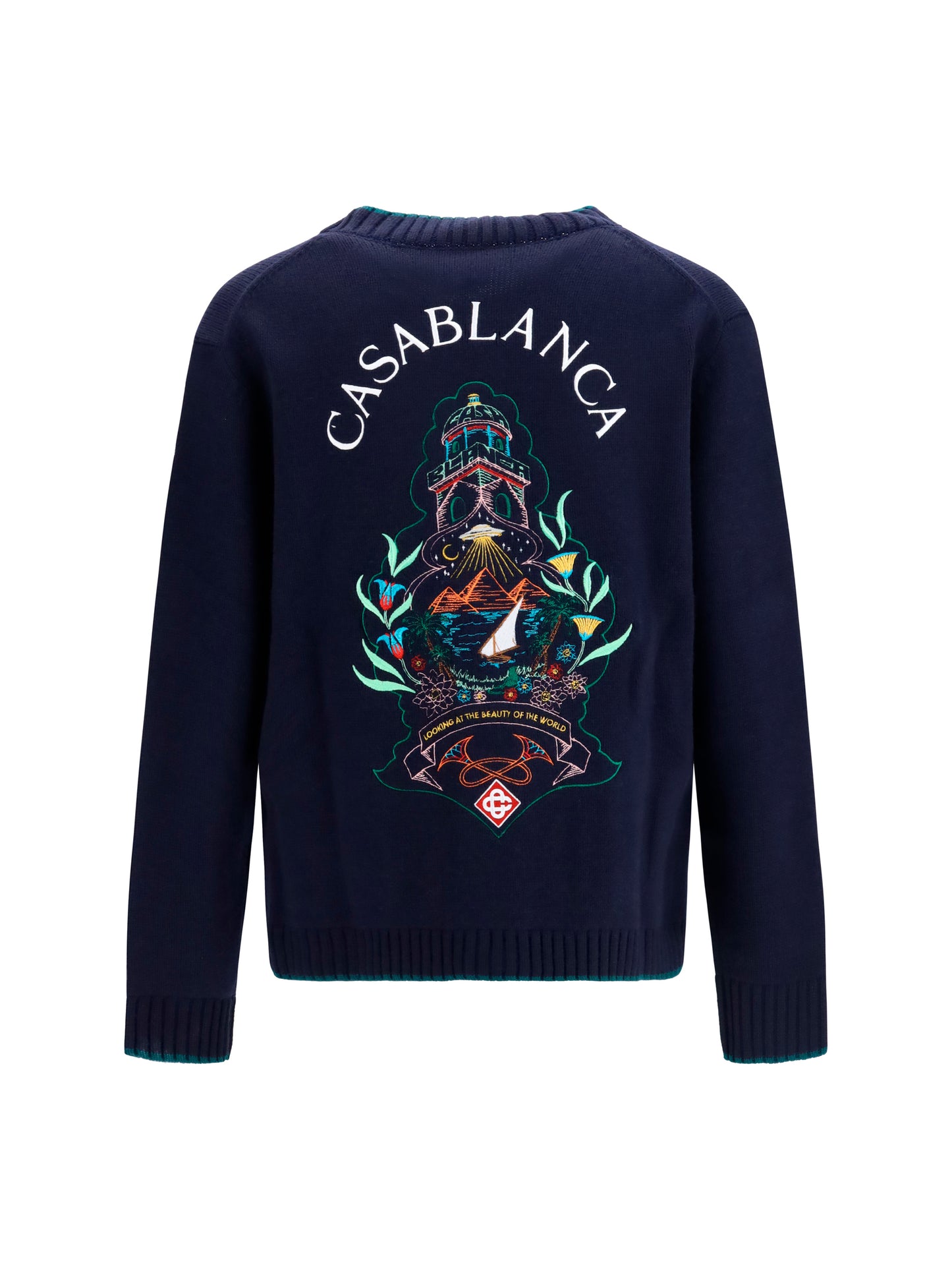 Casablanca Men Hotel Crest Cardigan