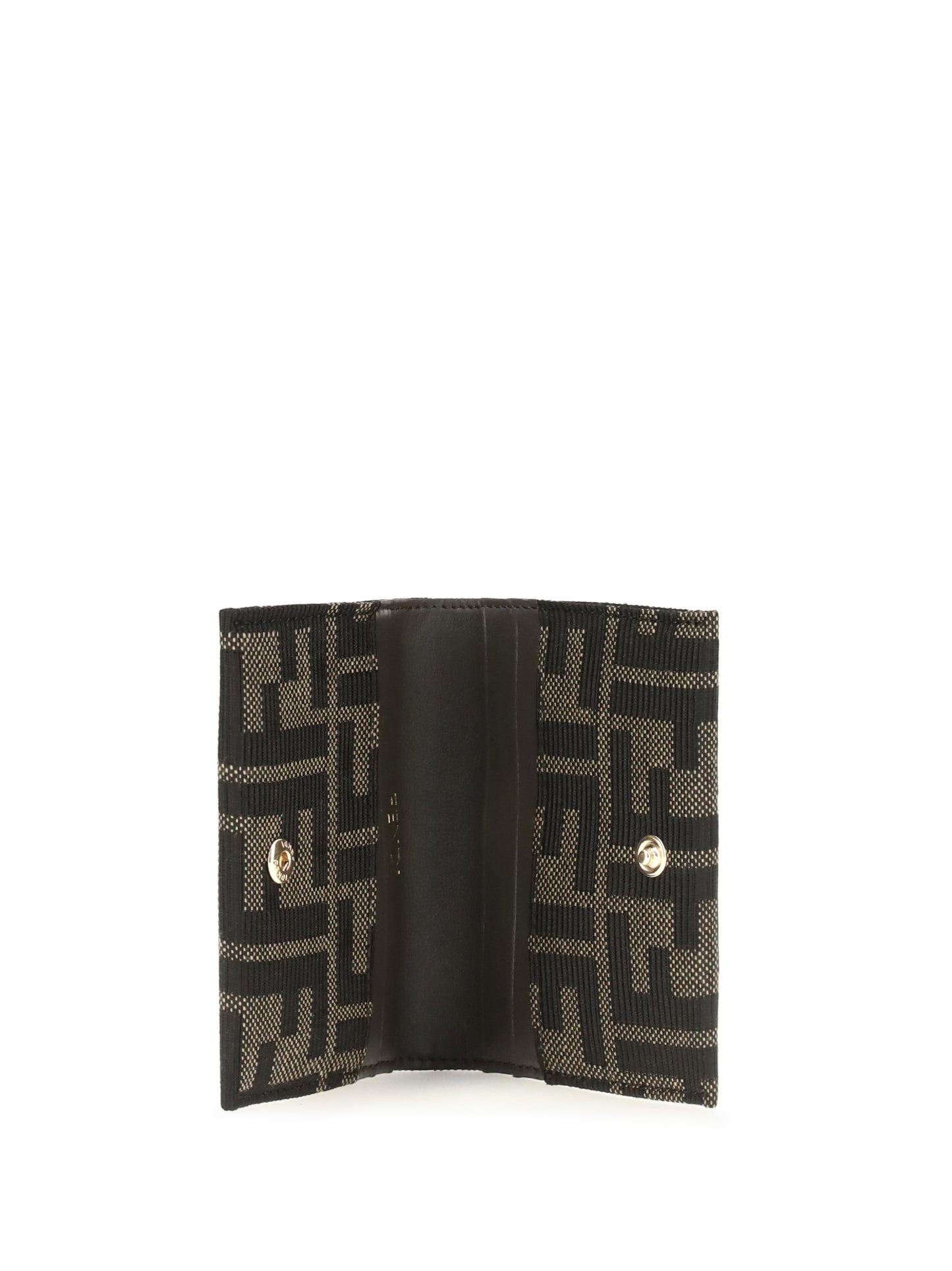 Fendi Women Ff Jacquard Card Holder FENDI