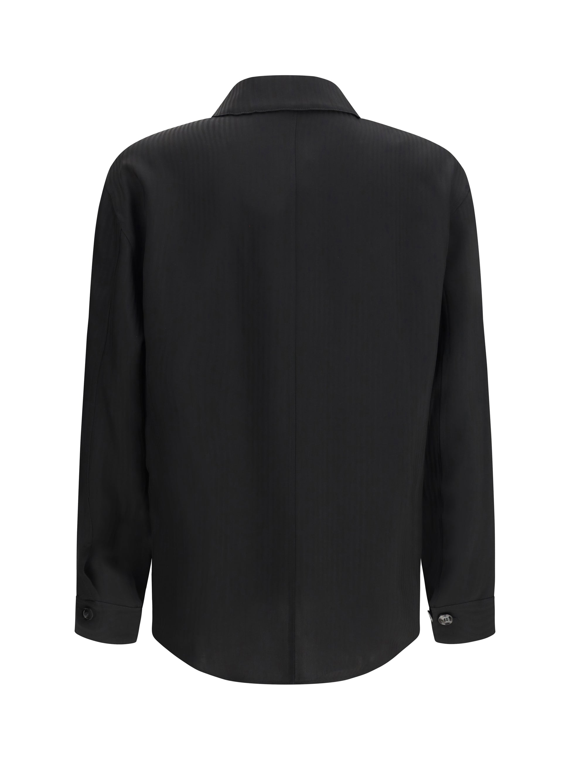 Giorgio Armani Men Chevron Viscose Twill Shirt GIORGIO ARMANI