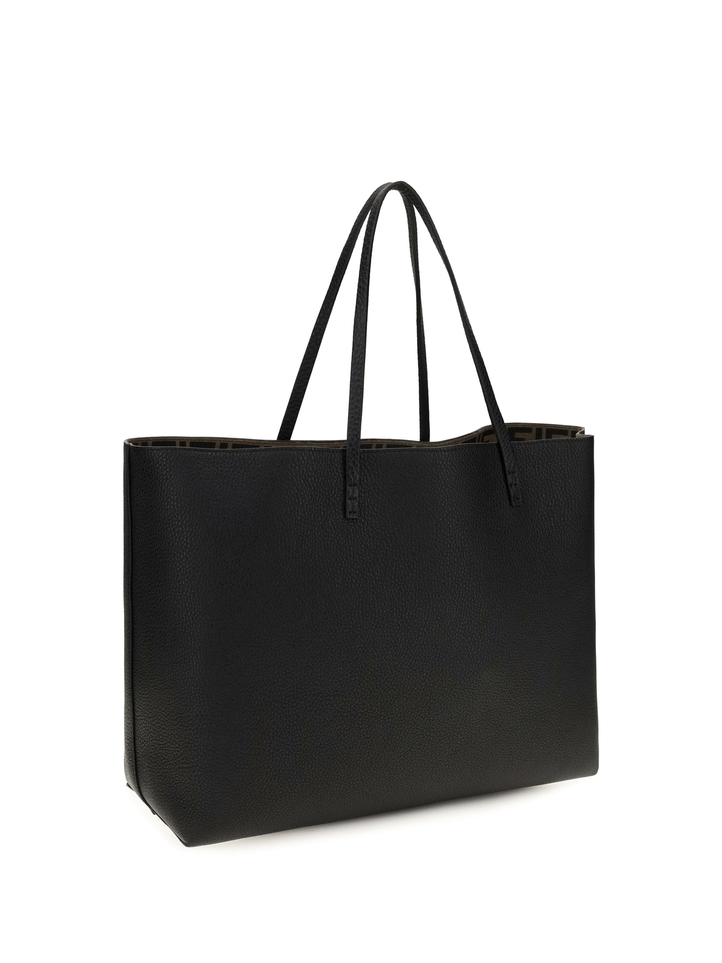 Fendi Women Medium Roll Roman Leather Shopping Bag FENDI