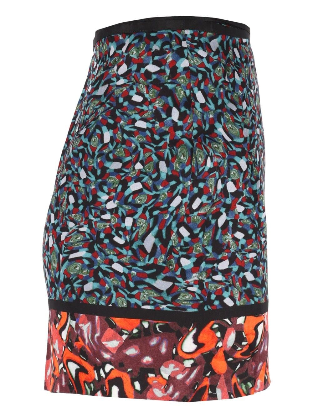 Dries Van Noten Women Gabrinas Printed Satin Wrap Mini Skirt DRIES VAN NOTEN