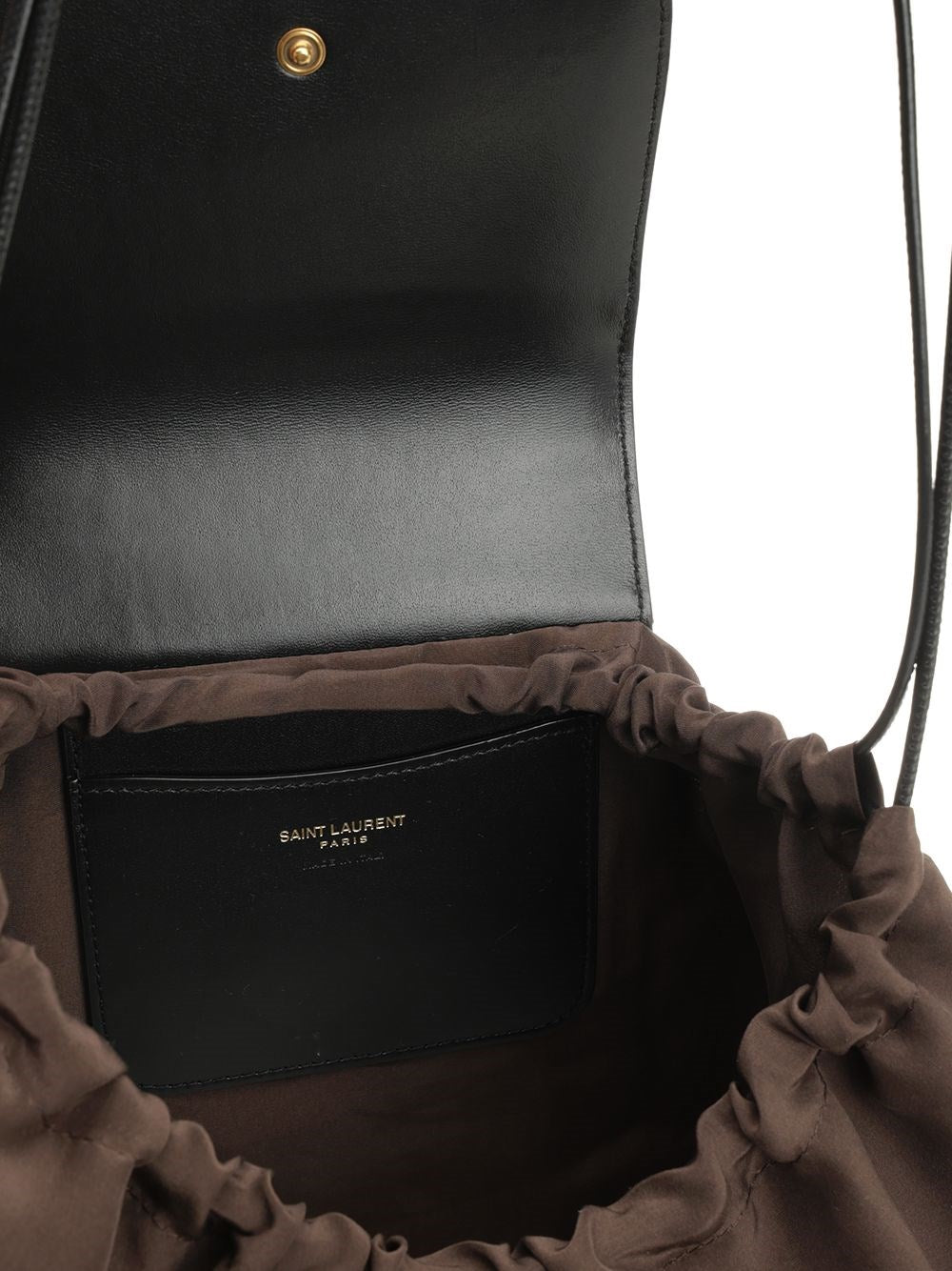Saint Laurent Women Ysl Pochon Large Nylon And Leather SAINT LAURENT
