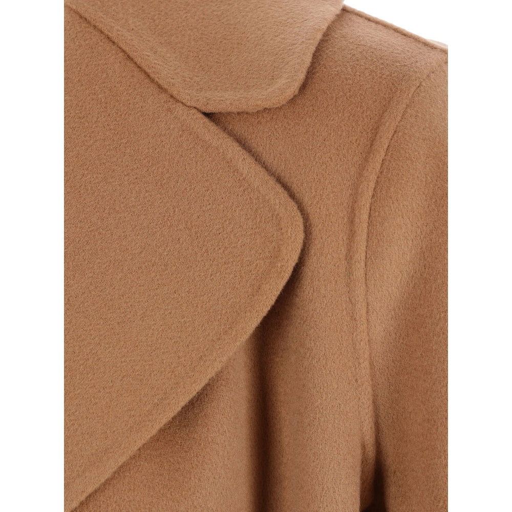 'S Max Mara Brown Coats - Single Breasted Coats Women