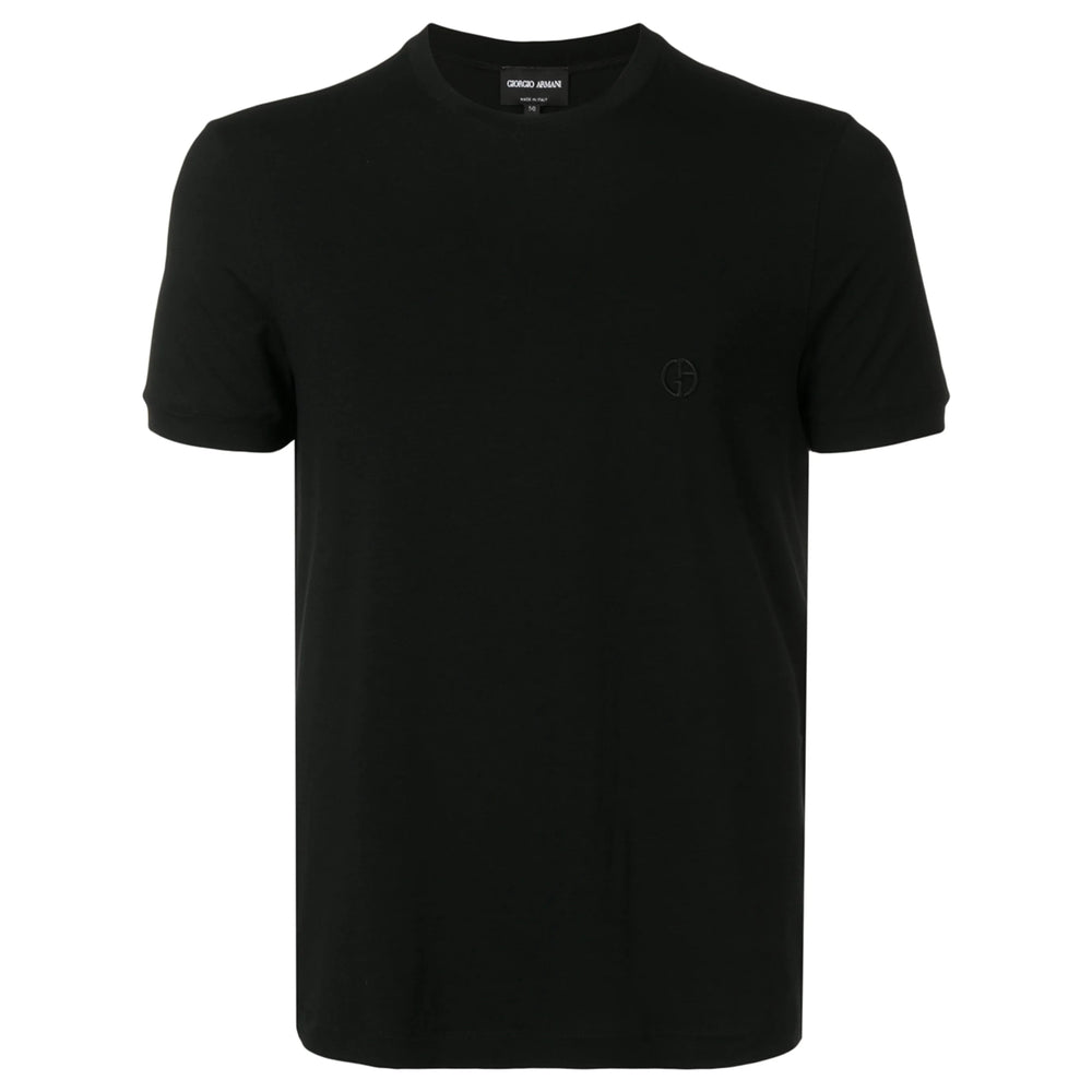 Giorgio Armani Black T-Shirts & Vests - T-Shirts Men GIORGIO ARMANI