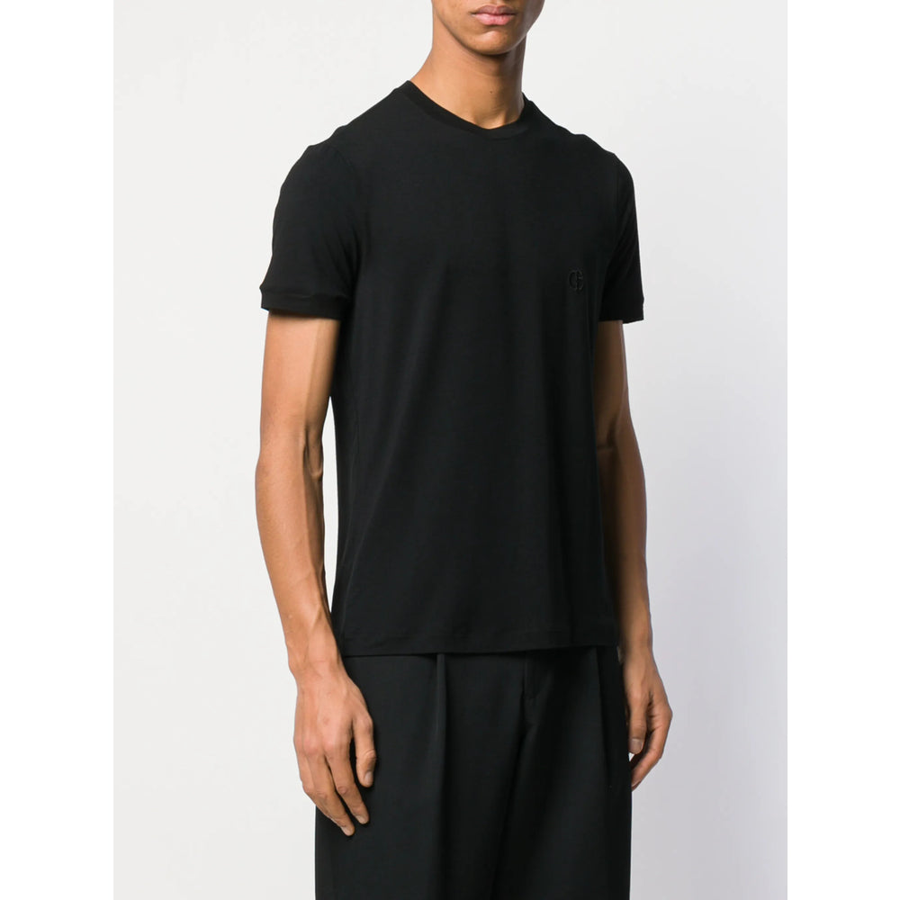 Giorgio Armani Black T-Shirts & Vests - T-Shirts Men GIORGIO ARMANI