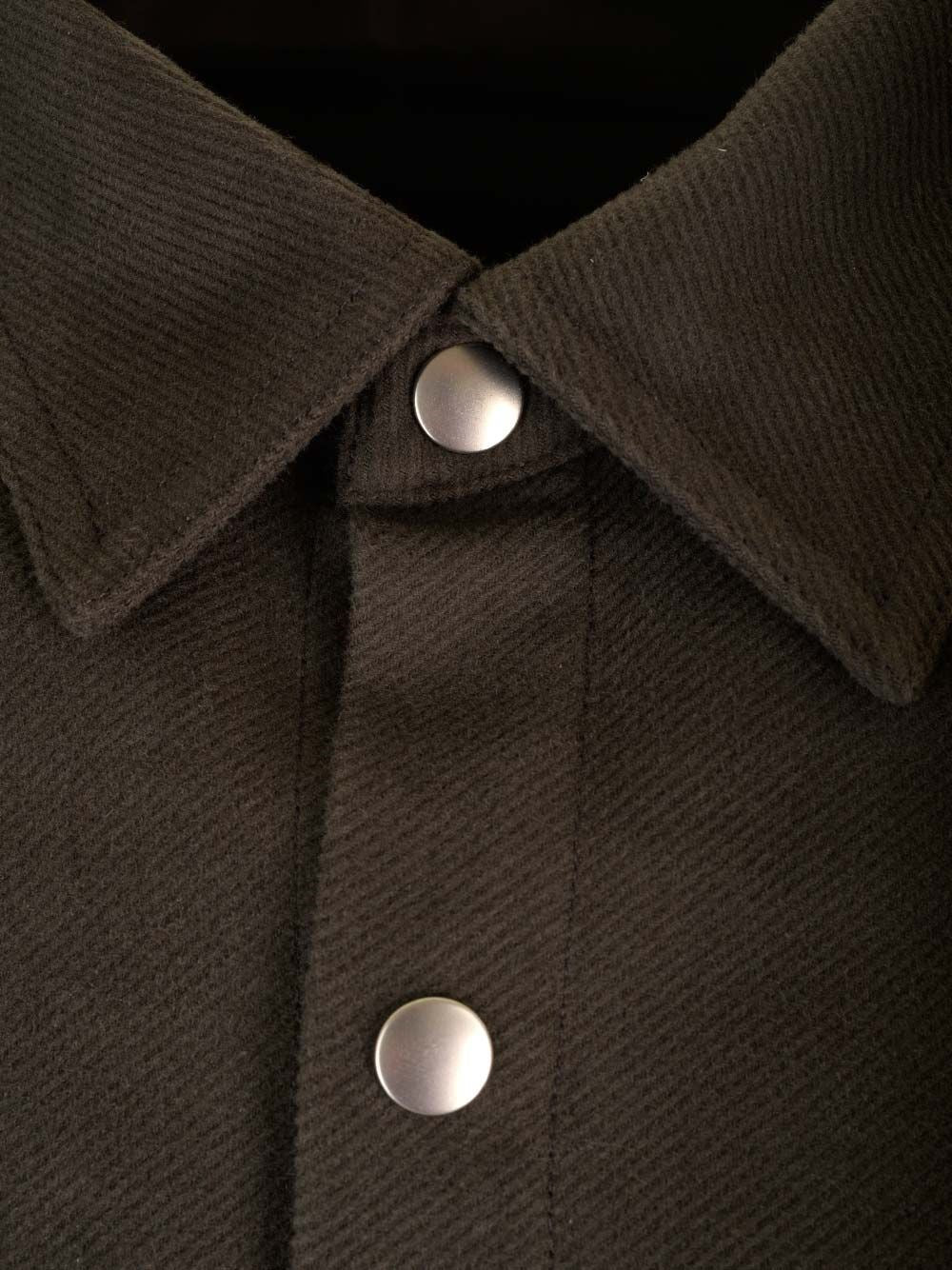 Rick Owens Men Wool Shirt Jacket RICK OWENS