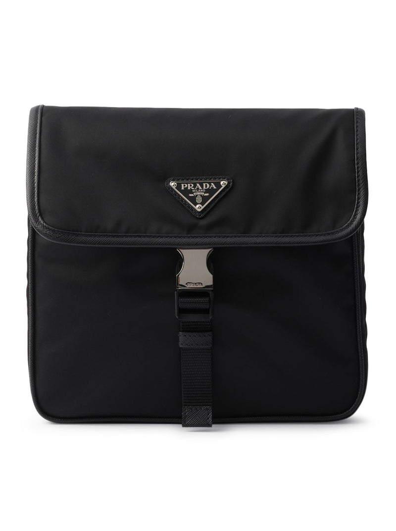 Prada Men Re-Nylon And Saffiano Shoulder Bag PRADA