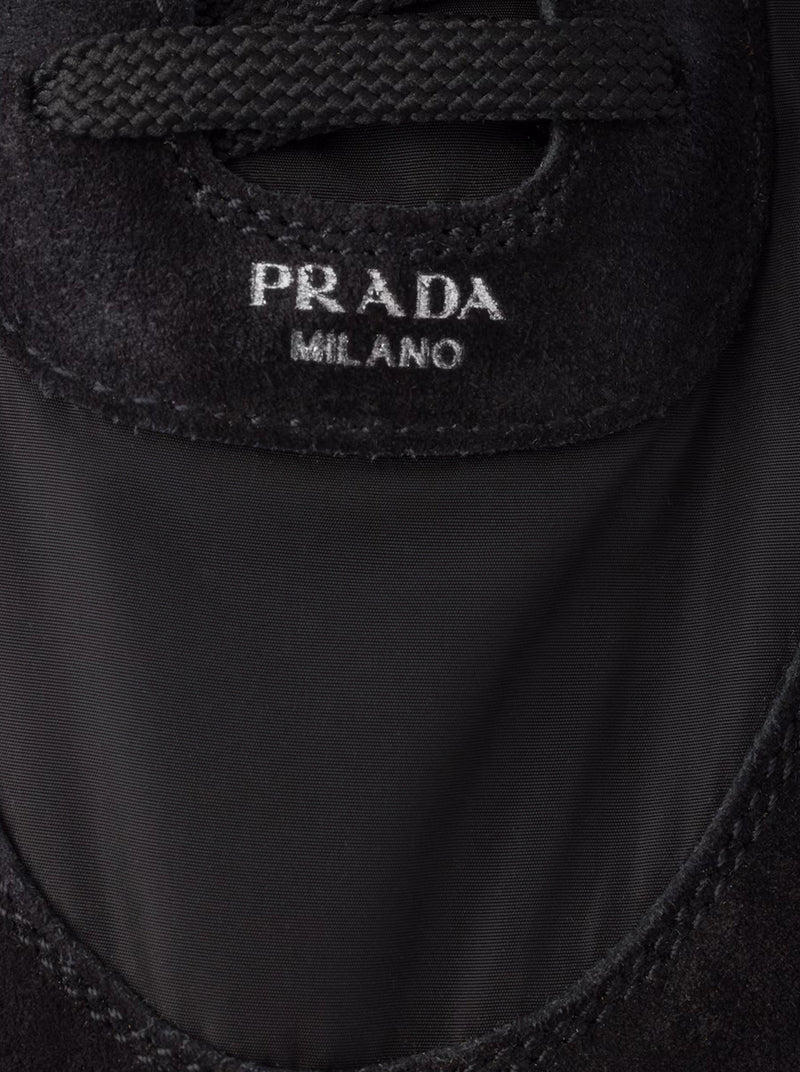 Prada Men Collapse Sneakers In Re-Nylon And Suede PRADA