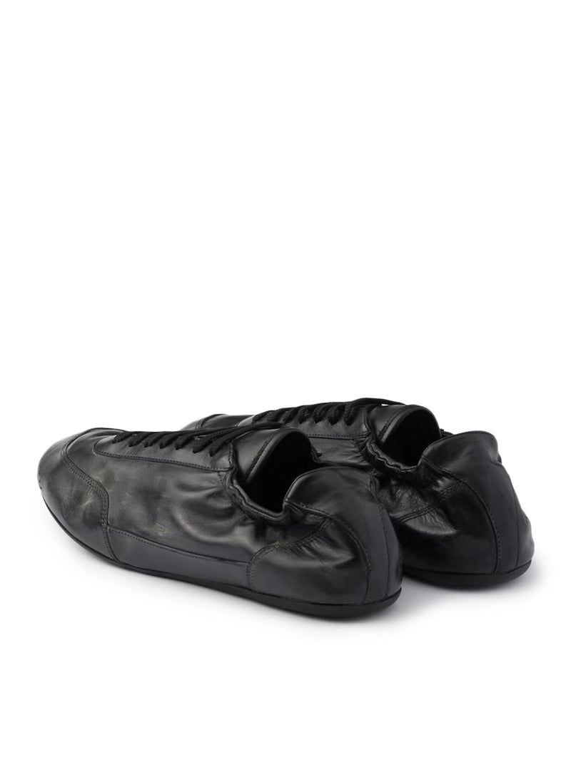 Prada Men Collapse Leather Sneakers PRADA
