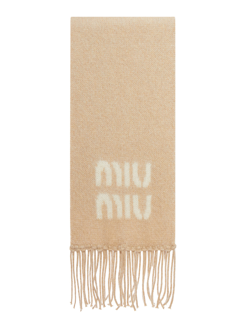 Miu Miu Women Scarf With Logo MIU MIU