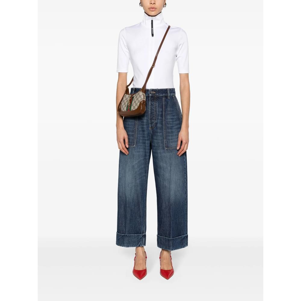 Gucci Women Jackie 1961 Mini Hobo Bag With Shoulder Strap GUCCI