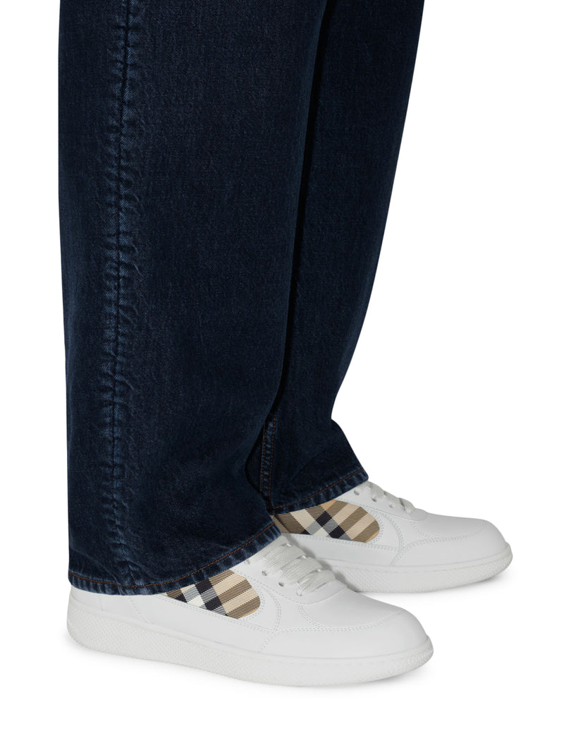 Burberry Men Terrace Leather Sneaker BURBERRY