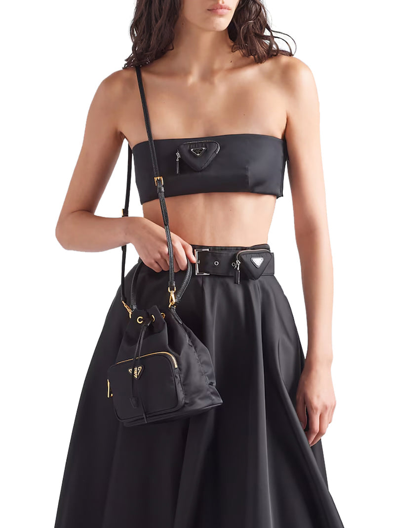 Prada Women Prada Duet Re-Nylon Bucket Bag PRADA