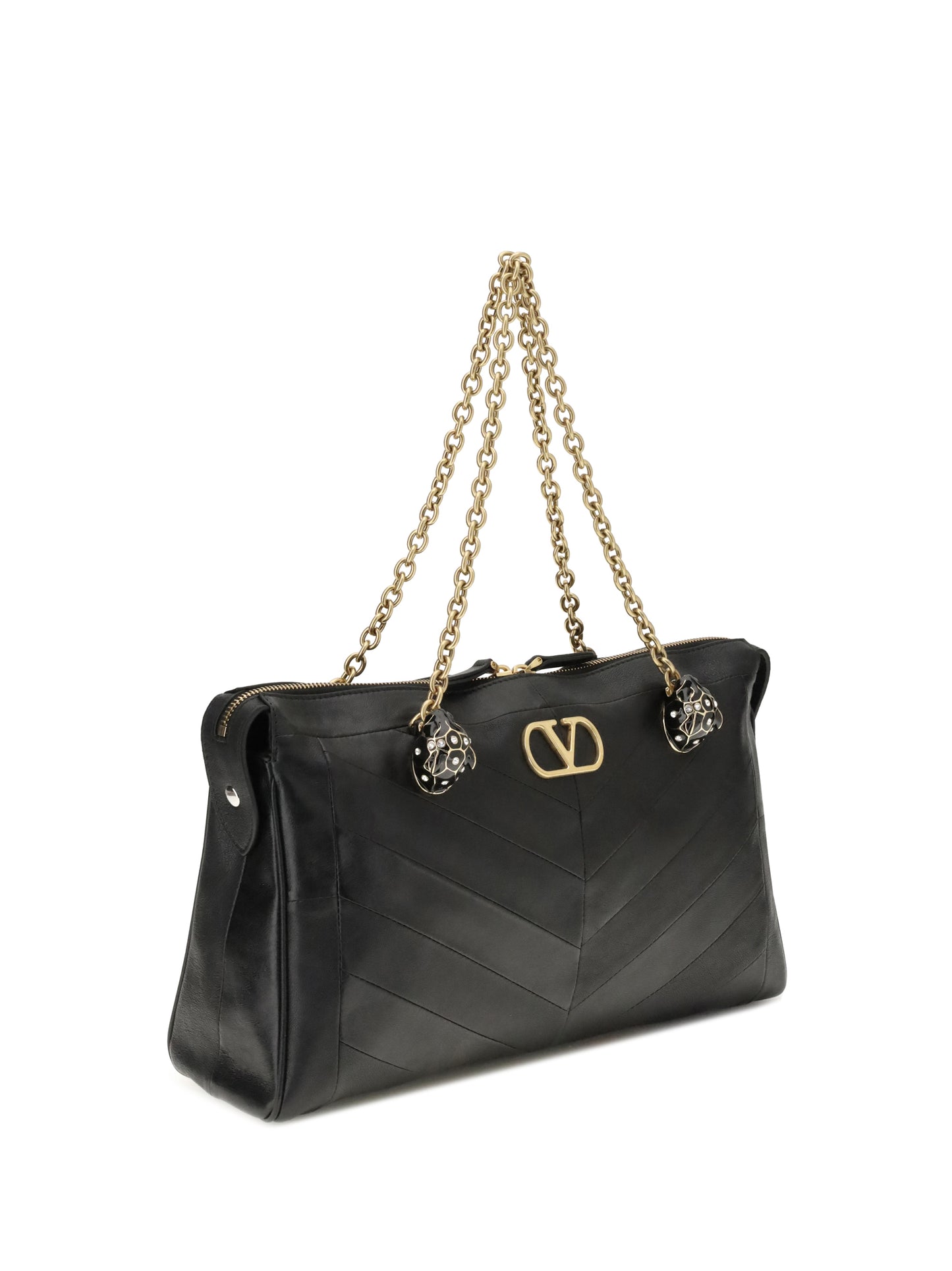 Valentino Garavani Women Panthea Chevron Medium Shoulder Bag R VALENTINO GARAVANI