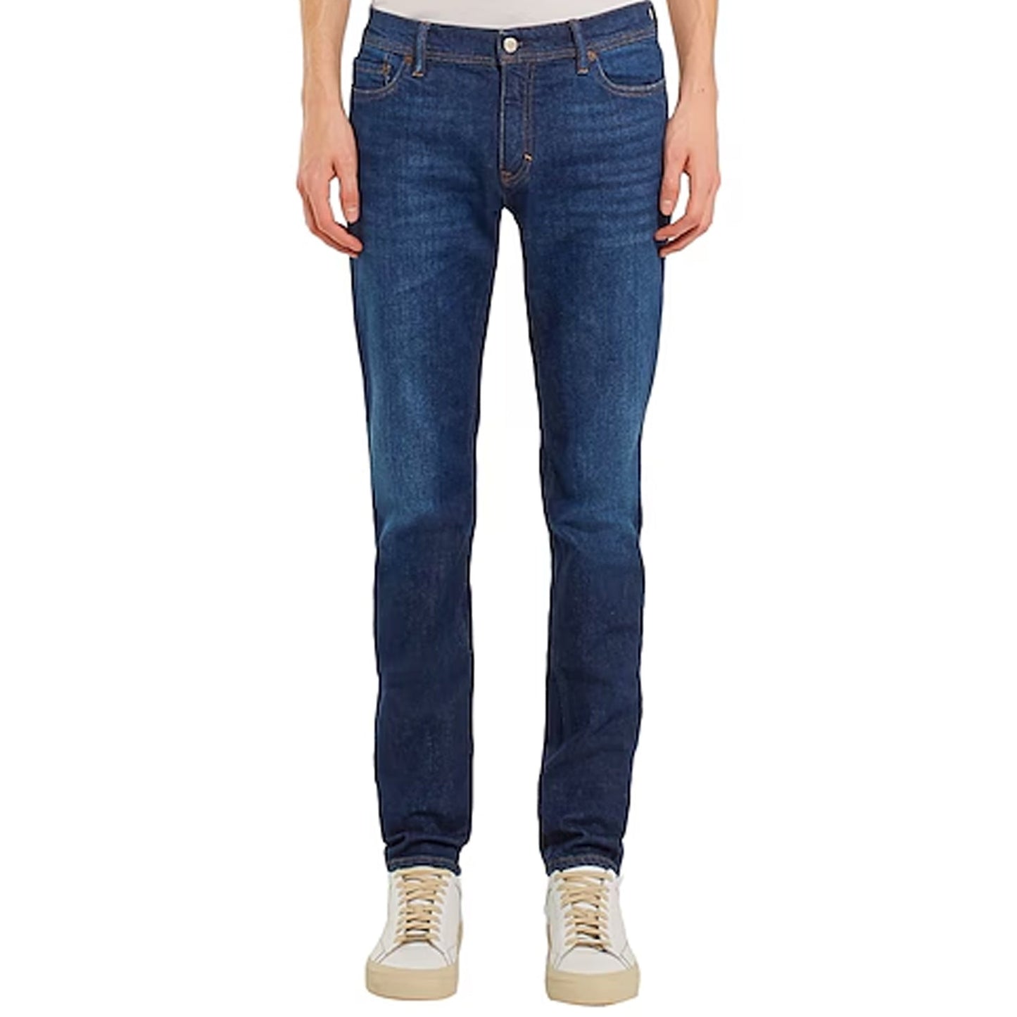Acne Studios River Dark Blue Cotton Denim Jeans Men ACNE STUDIOS