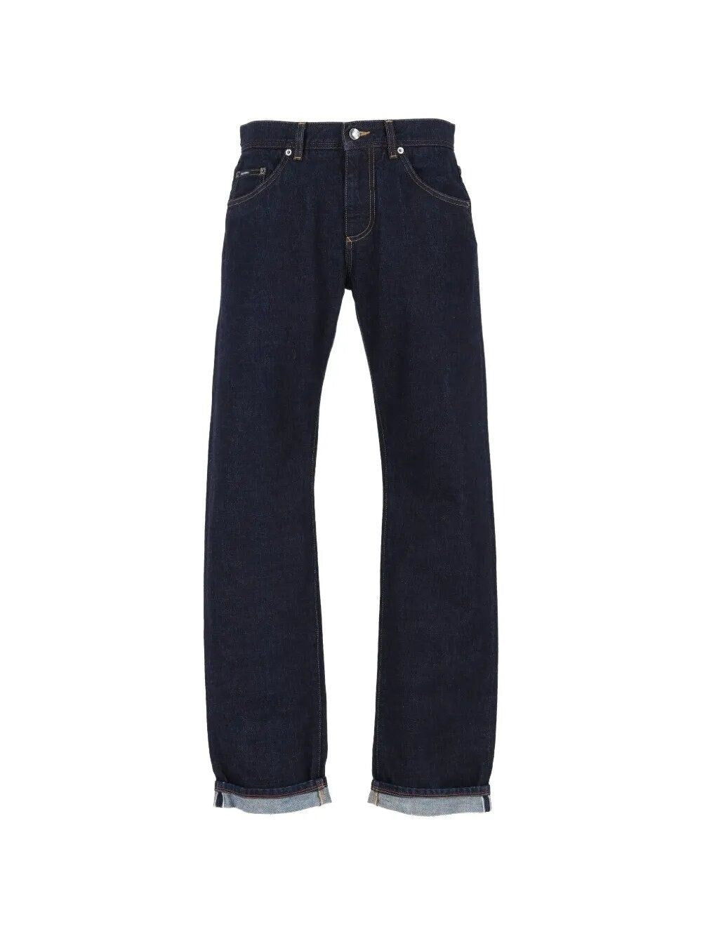 Dolce & Gabbana Men Jeans With Embroidery DOLCE & GABBANA