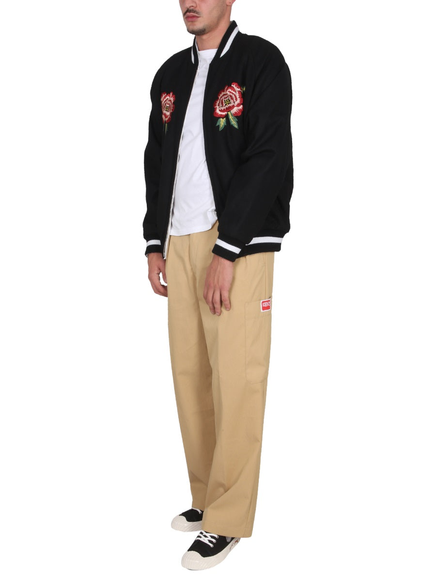 Kenzo Men Double Face Bomber Jacket "France Japan" KENZO