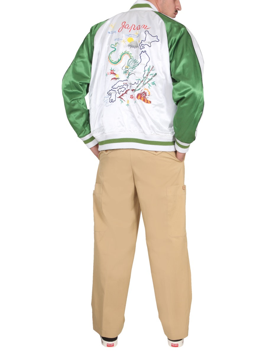 Kenzo Men Double Face Bomber Jacket "France Japan" KENZO